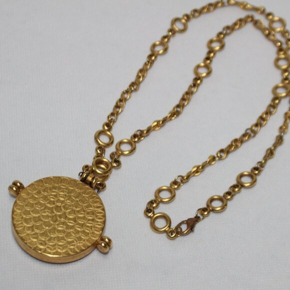 Faux Ancient Coin Medallion Necklace - Picture 6 of 10